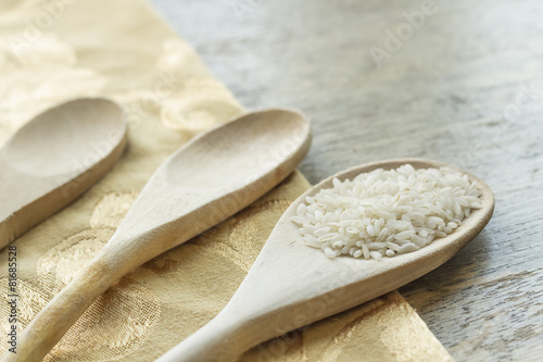 Long Grain Rice Cooking Background