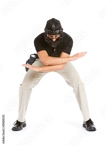 Baseball: Umpire Calling Player Safe photo