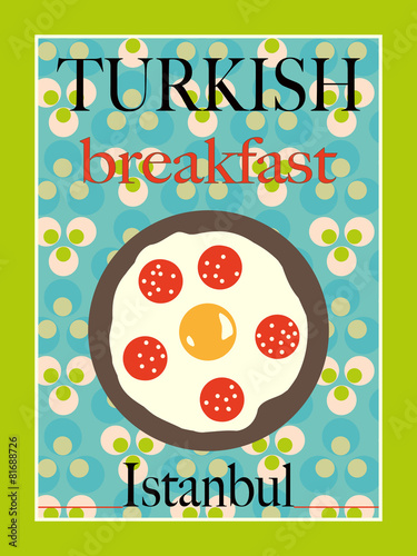 Turkish Breakfast Poster Design