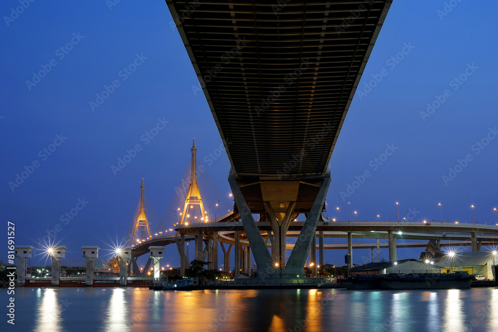 cable-stayed bridge cable-stayed bridge