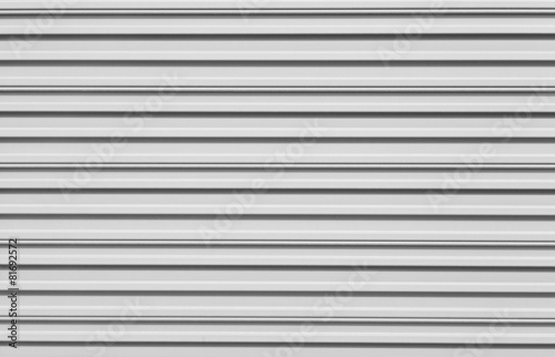 White corrugated metal background and texture surface..