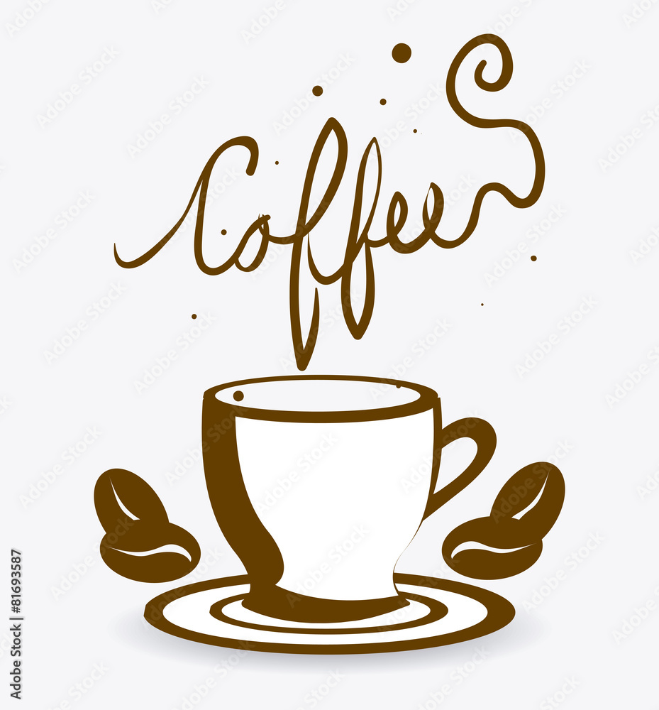 Obraz premium Coffee design.