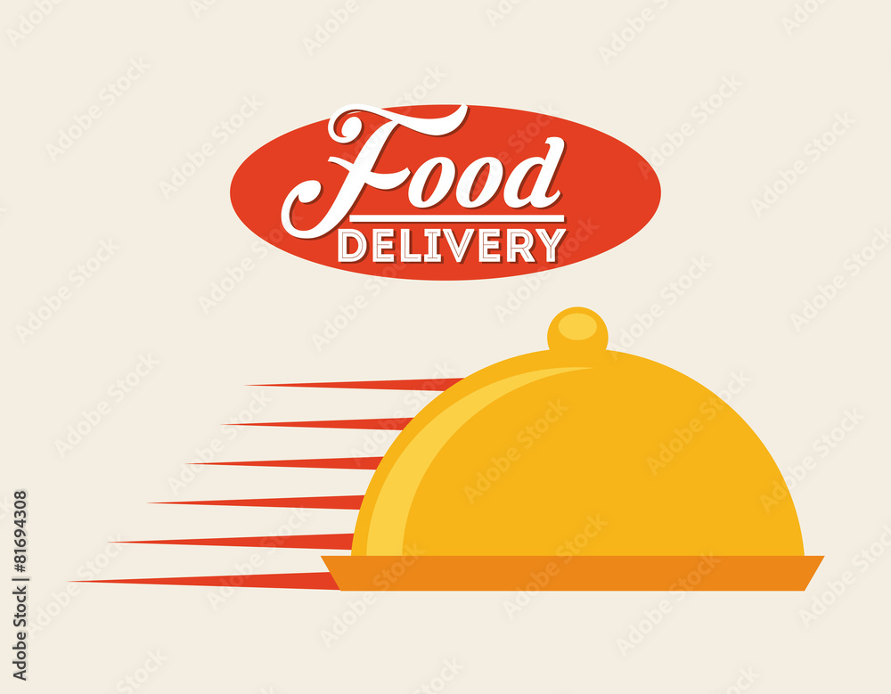 Fototapeta premium food delivery