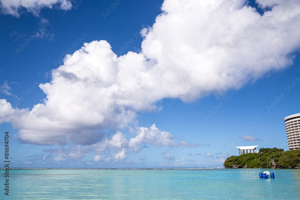 Summertime at the beach. beautiful beach and tropical sea. Summertime at the beach. beautiful beach and tropical sea.