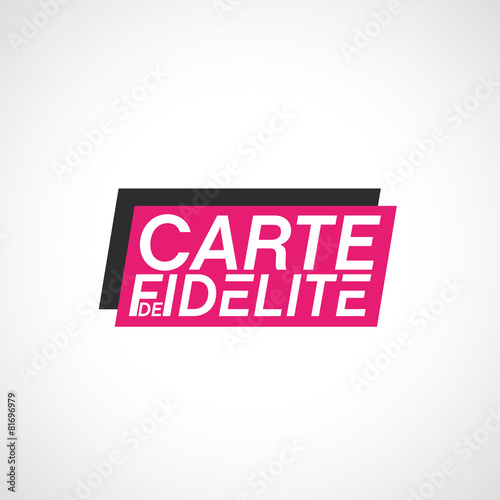 carte de fidelité
