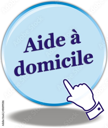 bouton aide à domicile