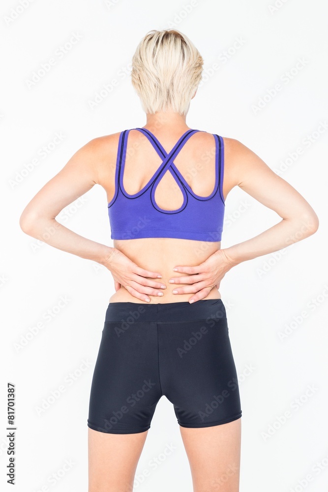 Attractive woman in sportswear Attractive woman in sportswear