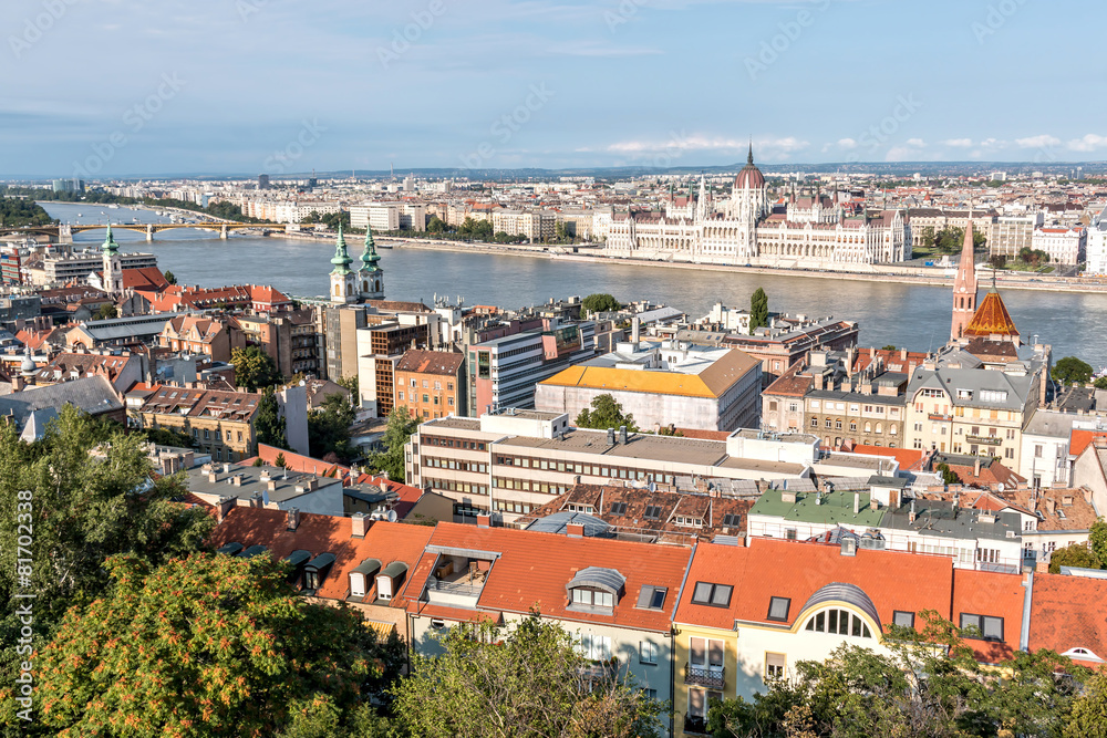 Budapest, the building of the Parliament (Hungary)