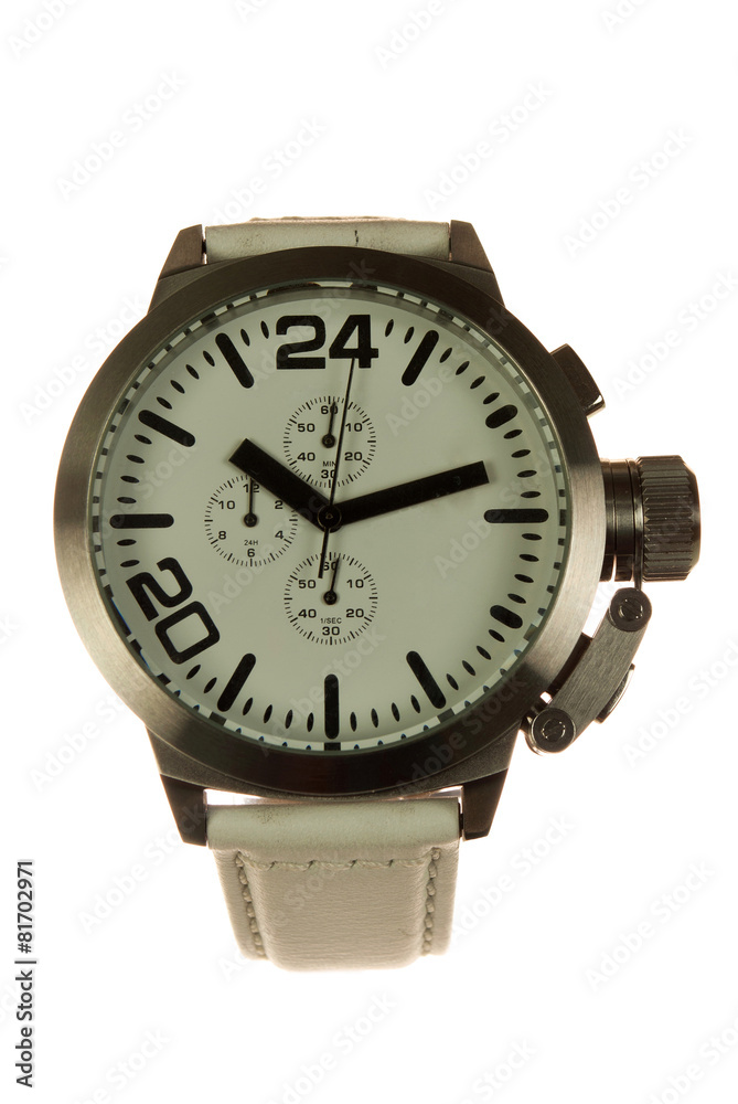 Wristwatch isolated on white background Wristwatch isolated on white background