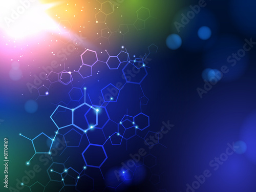 DNA vector medical background