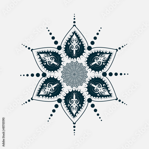 Mandala star illustration