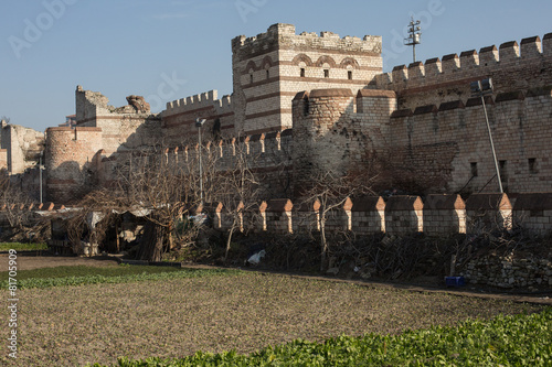 Photography ancient city walls, Istanbul