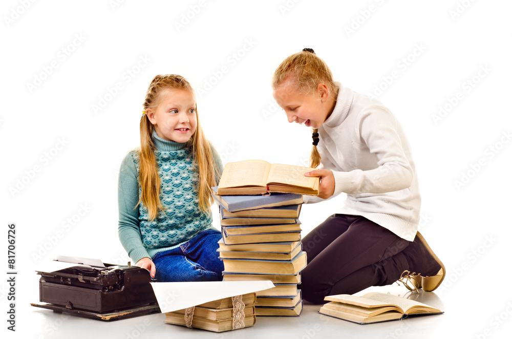 two little girls two little girls