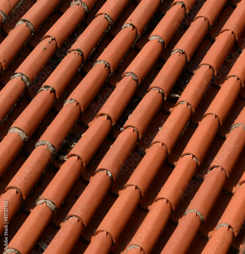 Abstract of roof tiles