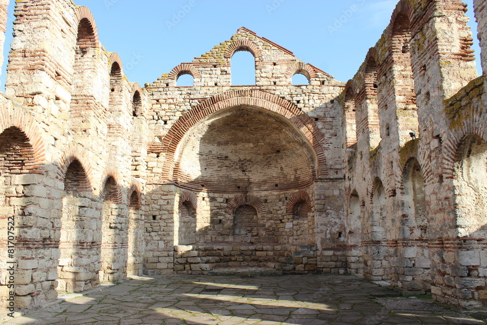 Nessebar ruine d'églises Thraces
