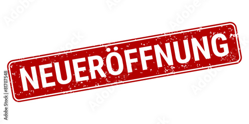 Stempel Neueröffnung