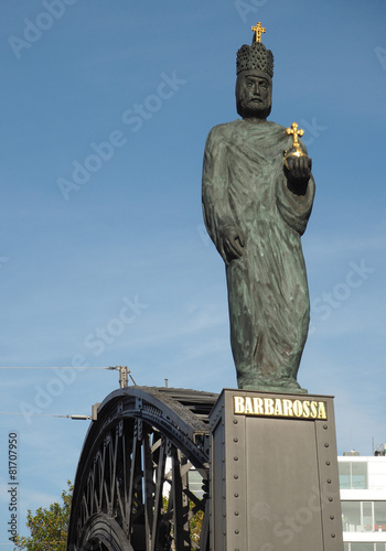 Barbarossa Statue, Hamburg photo