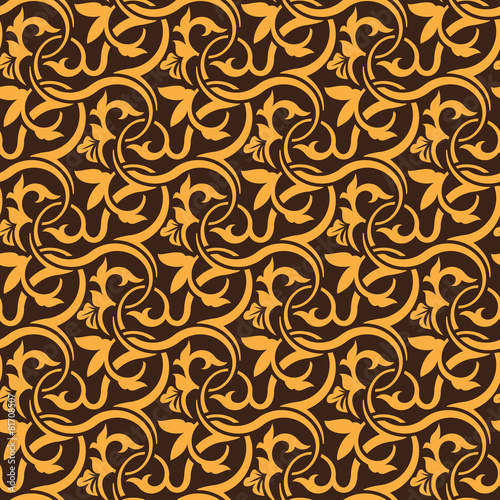 Brown seamless pattern