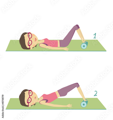 Pilates Rolle Faszien-Massage