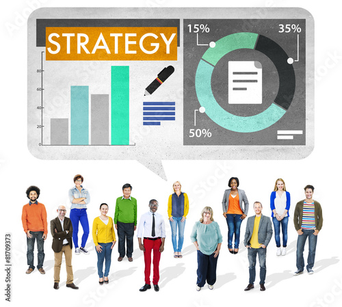 Information Planning Strategy Marketing Chart Concept