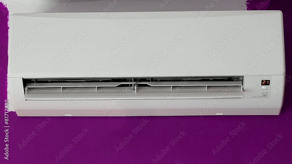 Split-system air conditioner on wall
Split-system air conditioner on wall