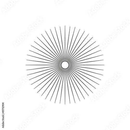 Geometric decoration shape, ornament mandala line design