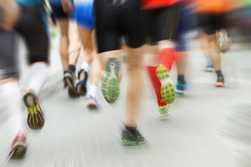 Sierkussen Joggen Hardloper in beweging met snelheidseffect  © TeamDF