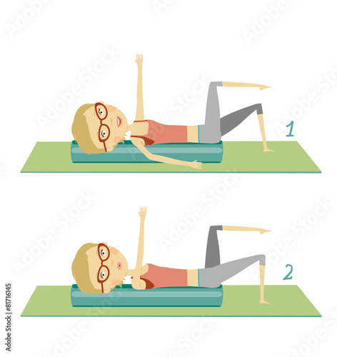 Pilates Rolle Faszien-Massage