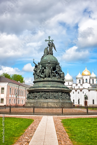 Bronze monument to the Millennium of Russia
