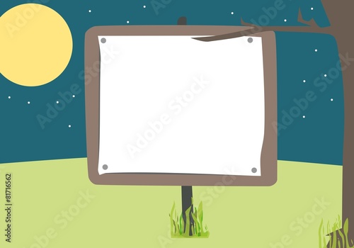 Summer night - poster