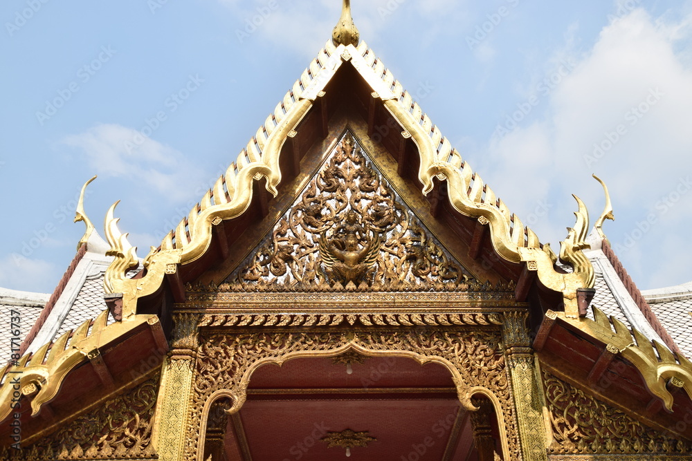Naklejka premium Pagodendach im Wat Phra Kaeo