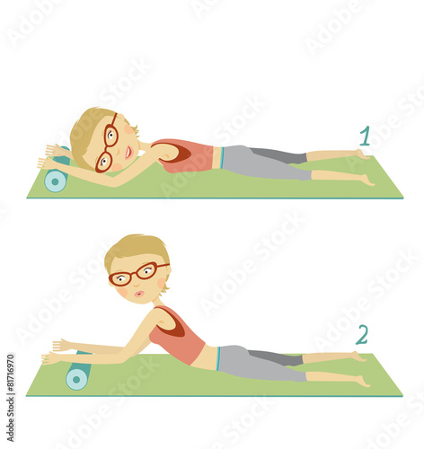Pilates Rolle Faszien-Massage 2