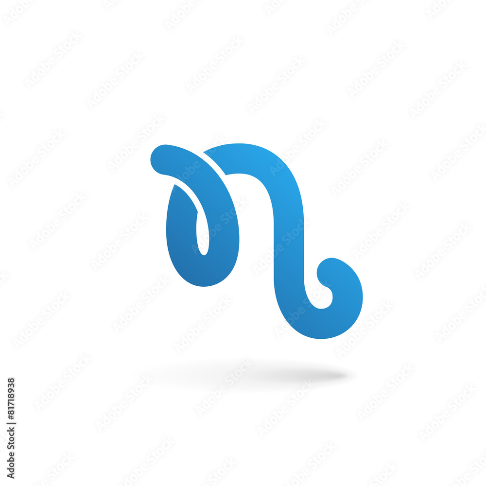 Letter N logo icon design template elements Letter N logo icon design template elements