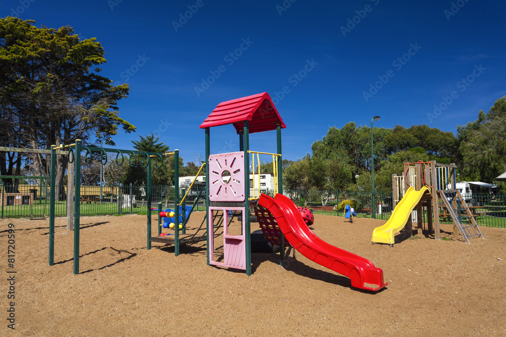 Colourful playground
