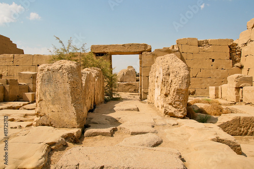 Ancient ruins of Karnak temple in Egypt.