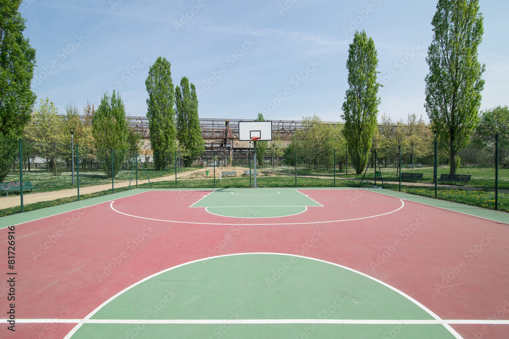 Fototapeta premium campo da basket