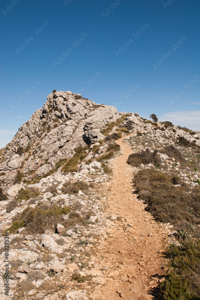 steep path up a mountain steep path up a mountain