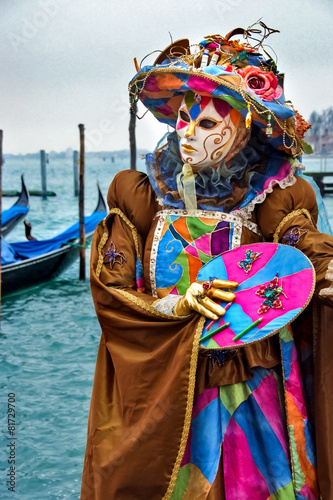 Traditional Venetian carnival mask