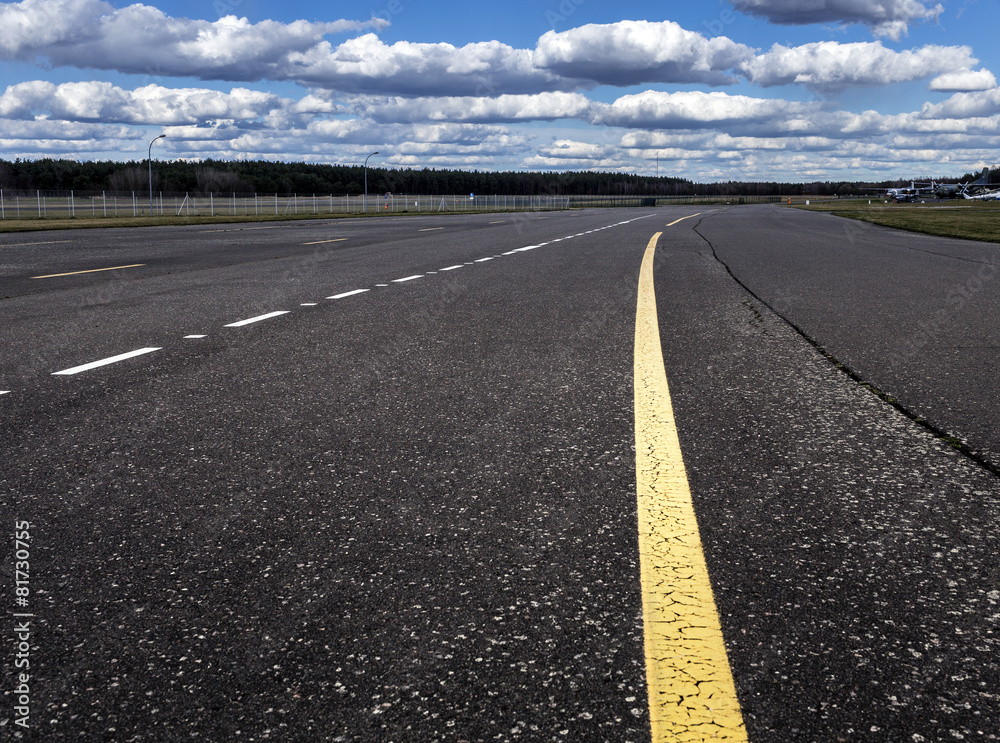 Fototapeta premium Landebahn