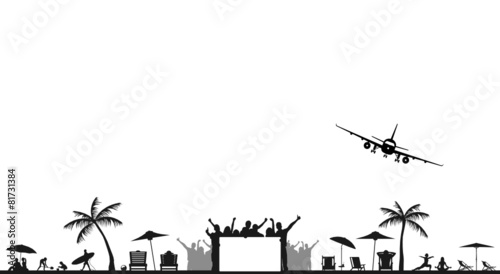 Silhouette Beachparty