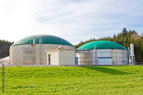 Biogasanlage auf der schwäbischen Alb