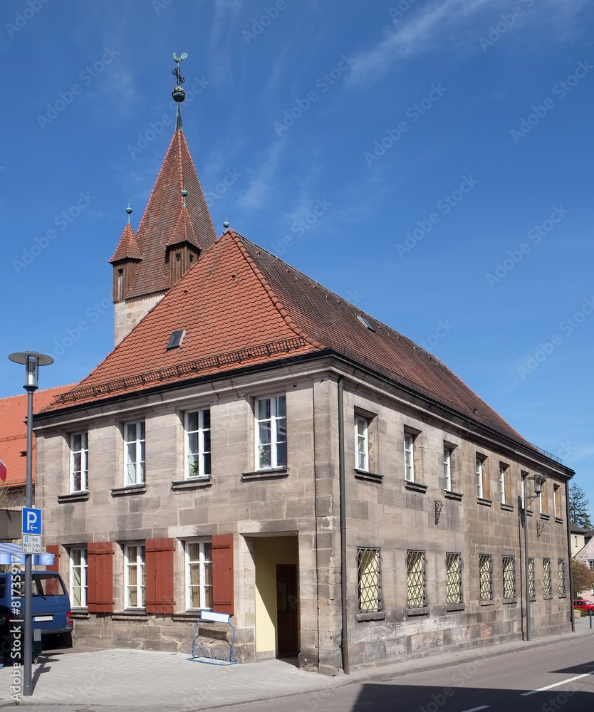 Fototapeta premium Historisches Bauwerk in Feucht