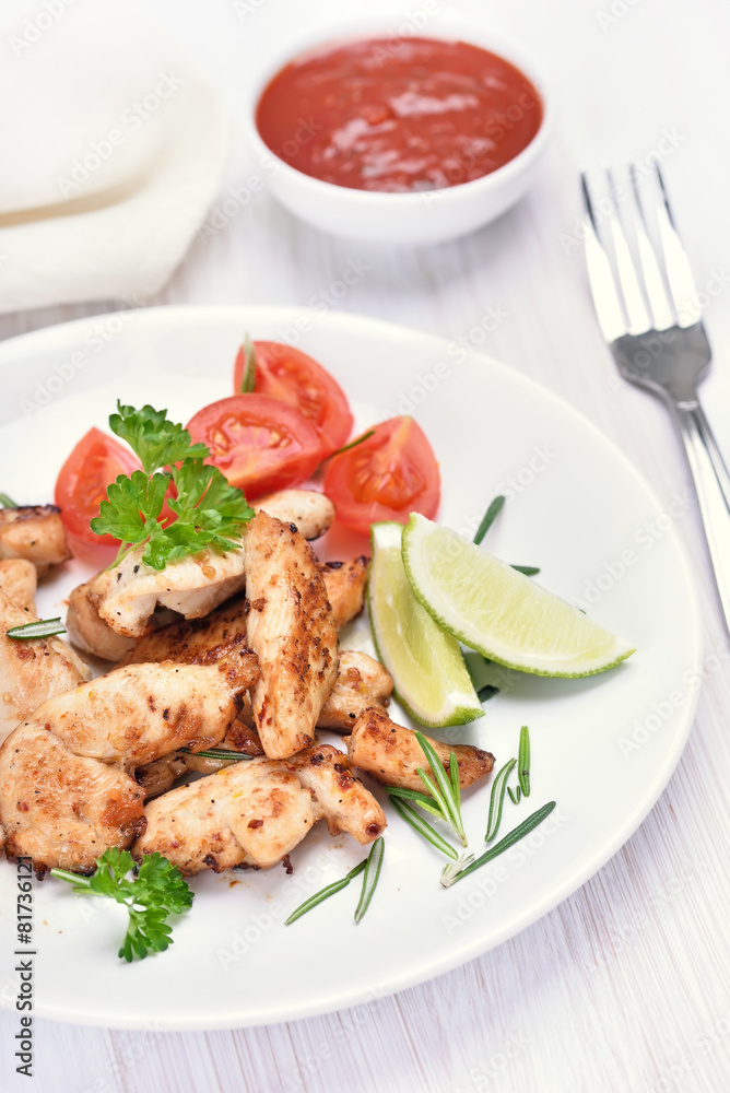 Chicken roasted meat and vegetable Chicken roasted meat and vegetable