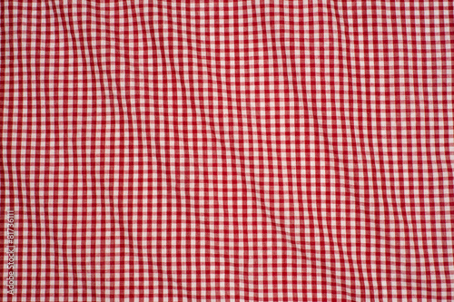 the white and red checkered background