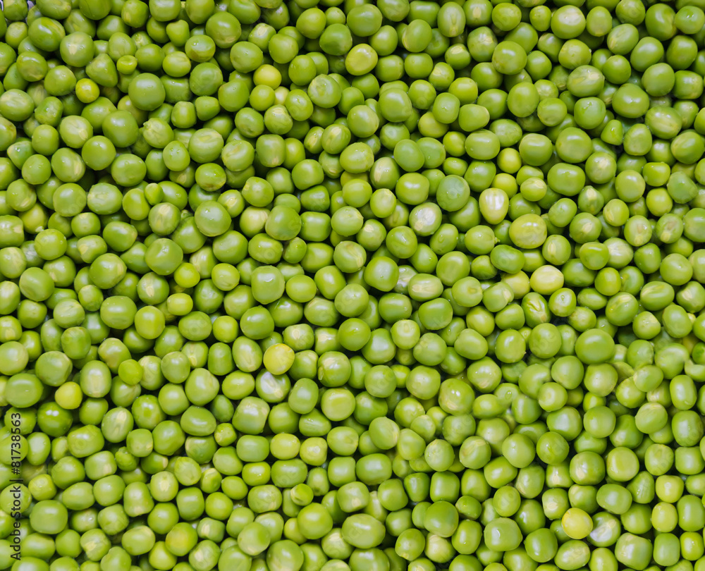 Large background of fresh green peas Large background of fresh green peas