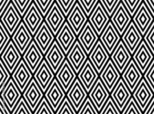 Seamless geometric pattern with rhombuses