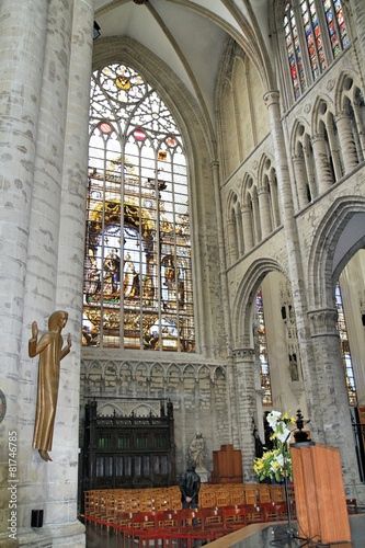 Fototapeta Naklejka Na Ścianę i Meble -  cathédrale saint-michel-et-gudule