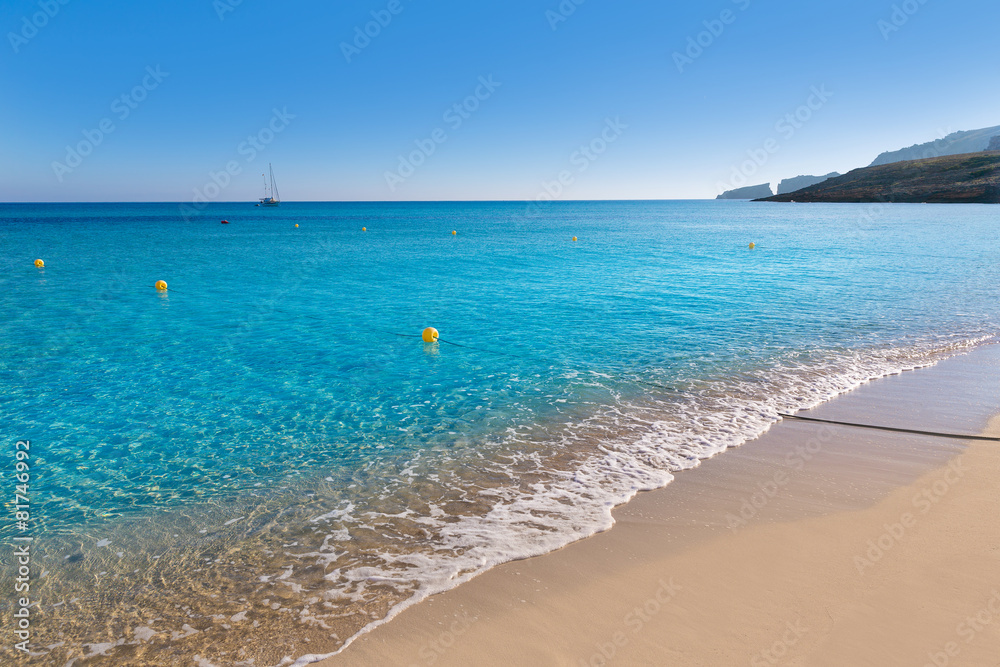 Majorca Cala Mesquida beach in Mallorca Balearic