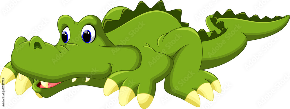 Fototapeta premium Crocodile cartoon
