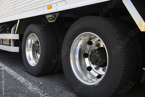 Wheel of large truck © brostock